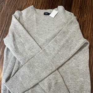 Mens J Crew Gray Sweater NWT